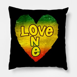 One Love One Heart Pillow