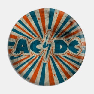 acdc vintage Pin