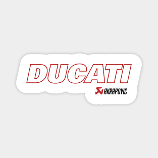 Ducati Akrapovic Scorpion Magnet