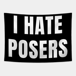 I Hate Posers. Skate Tapestry