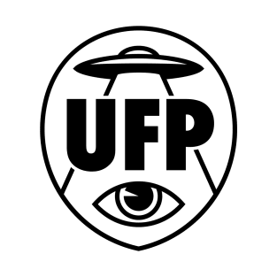 Unidentified Flying Podcast Logo (Black) T-Shirt