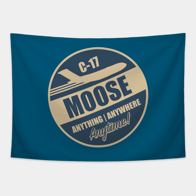 C-17 Moose Tapestry by TCP