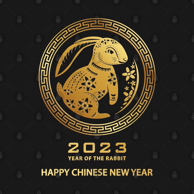 Happy chinese new year 2023 rabbit zodiac - year of the rabbit by Shaniya Abernathy