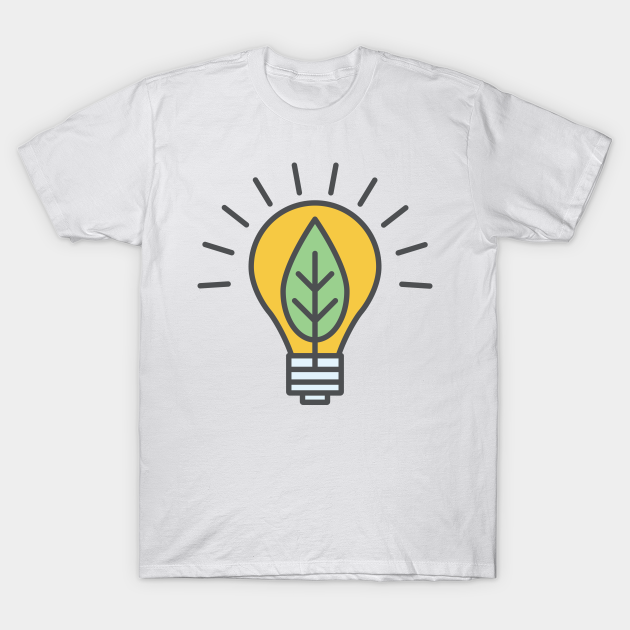 Discover Green Light Environment Icon - Green Energy - T-Shirt