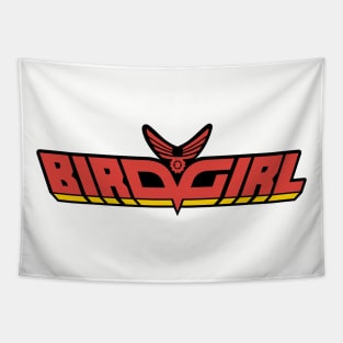 Birdgirl Logo Tapestry