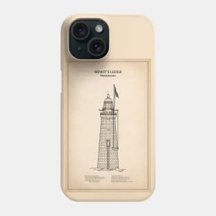 Minots Ledge Lighthouse - Massachusetts - SD Phone Case