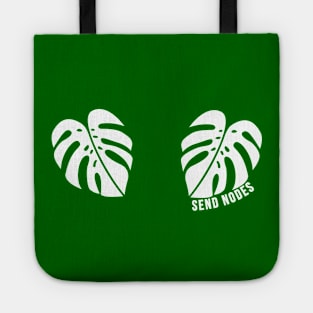 Send nodes plant lovers Tote