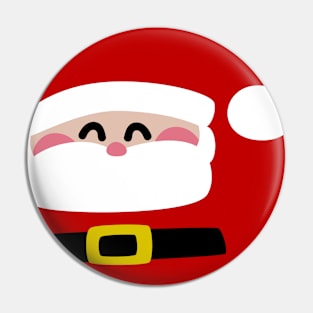 Merry Christmas Santa Claus Pin