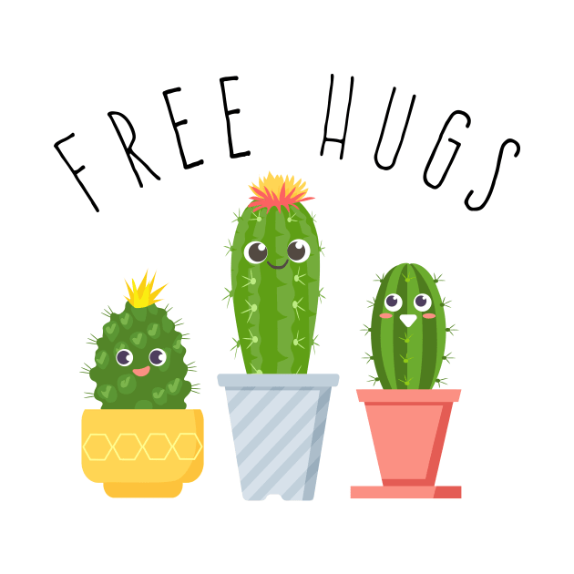 Free Hugs - Cacti design by Plantitas