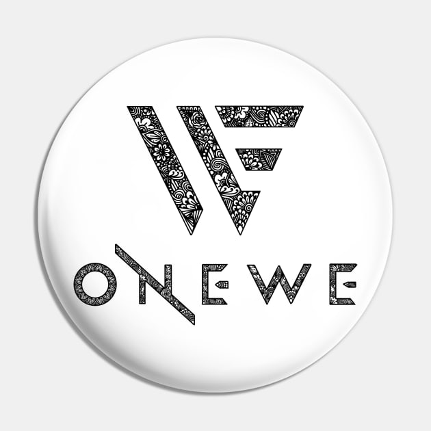 Onewe zentangle logo Pin by TheHermitCrab