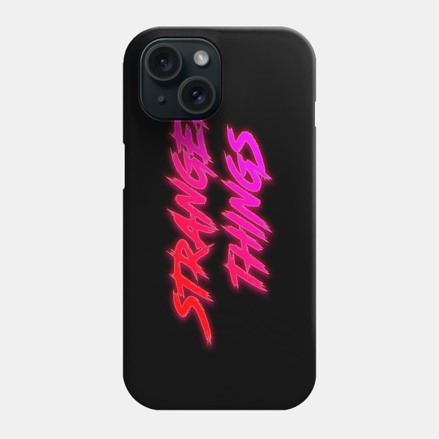 Stranger Things - Retro Neon Phone Case by Dopamine Creative