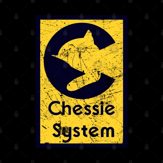 Distressed Chessie System by Railway Tees For All