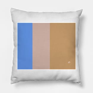 Saint Tropez Beach #summer #graphicdesign #stripes #beach #sand #water #summergift #giftideas Pillow