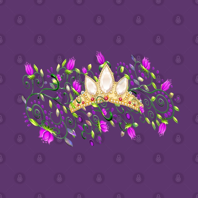 Tangled crown flowers by magicmirror