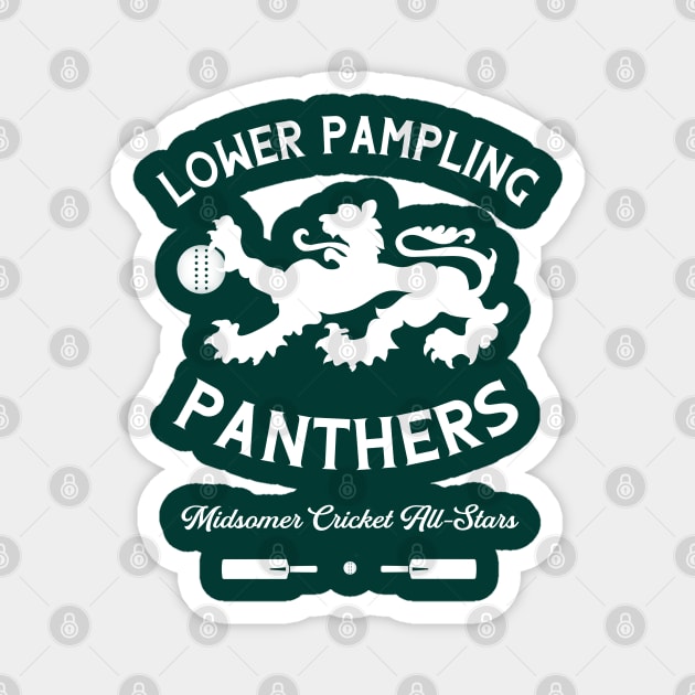 Lower Pampling Panthers Cricket (Midsomer Murders) Magnet by jrotem