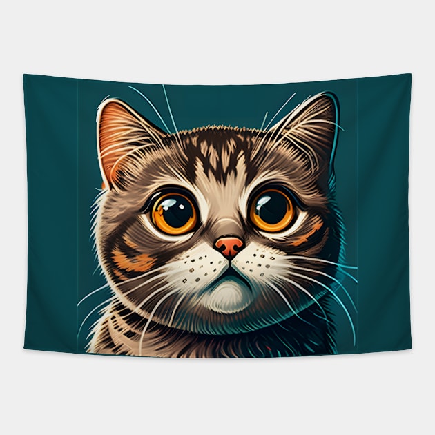 Kitten Lover Cat Lover Tapestry by Felix Rivera