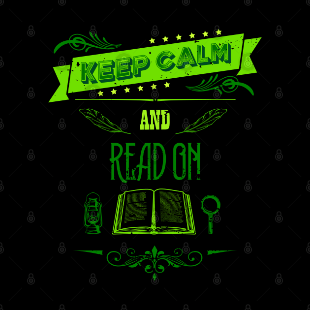 Keep Calm and Read On Vintage RC04 by HCreatives