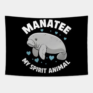 Manatee My Spirit Animal Tapestry