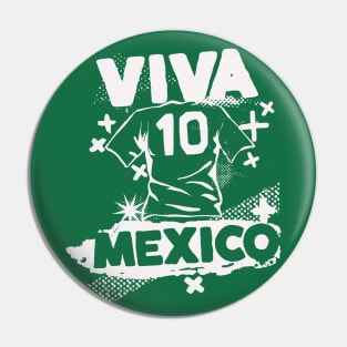 Vintage Mexican Football // Retro Grunge Mexico Soccer Pin