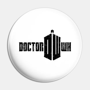 BLACK POLICE BOX Pin