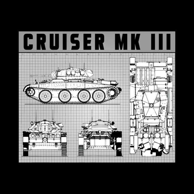 CRUISER WW2 TANK by theanomalius_merch