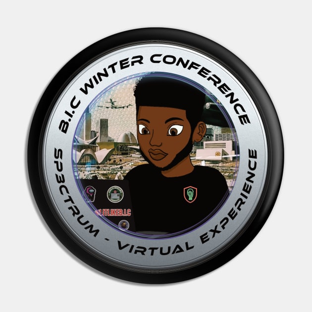 BIC Winter Conference - Boy Pin by blacksincyberconference