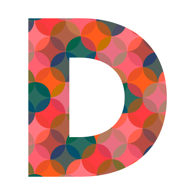 Letter D Initial by Obstinate and Literate