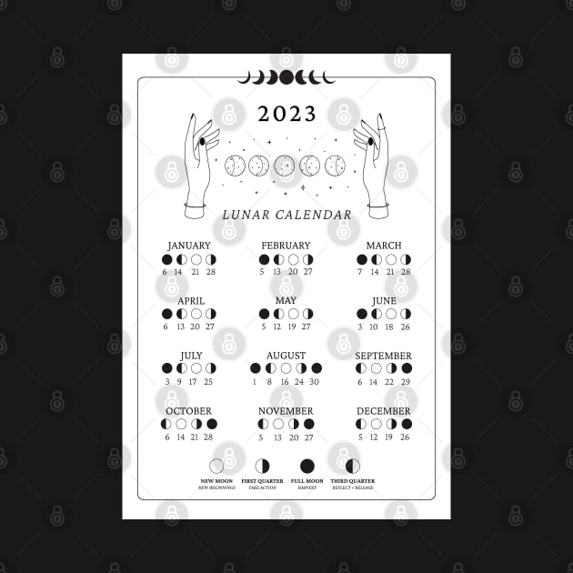 2023 Lunar Calendar by mystikwhale