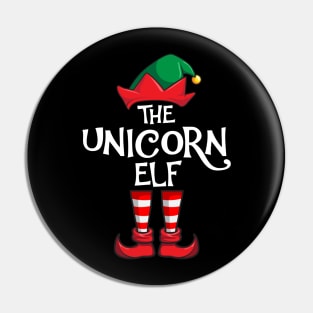 Unicorn Elf Matching Family Christmas Pin