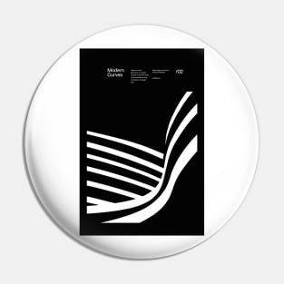 Modern Curves 02, Modern Architecture Design, minimalist Design, Modern Art, Typographic, Helvetica Pin