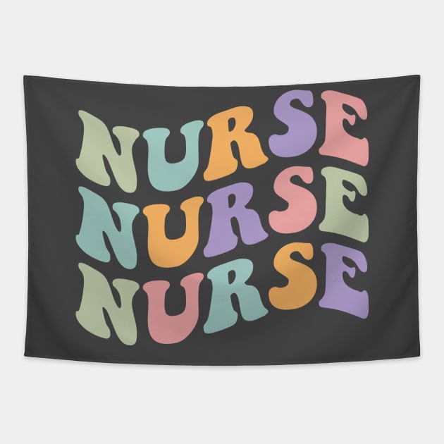 Groovy Nurse Design Tapestry by Sharayah