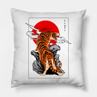 Japanese tiger Pillow