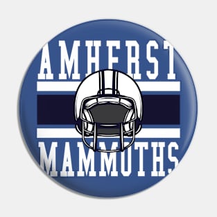 College football Amherst Pin