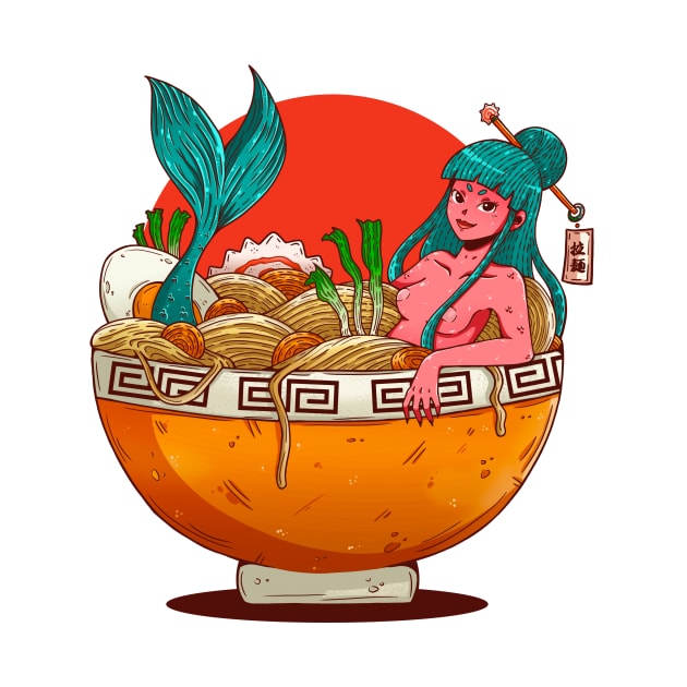 RAMEN MERMAID by Chofy87