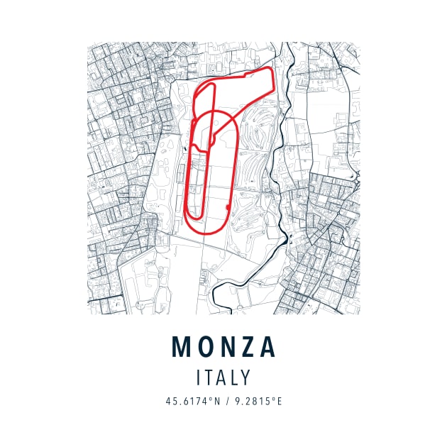 monza simple map by boy cartograph