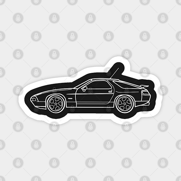 Porsche 928 GTS Magnet by Aurealis