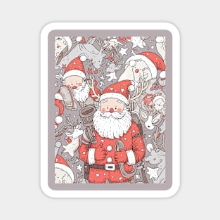 Christmas and Santa Claus12 Magnet