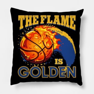 THE FLAME IS GOLDEN BASKETBALL Pillow