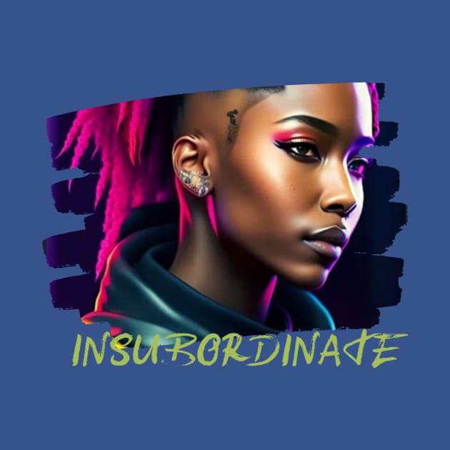 Insubordinate (punk hair girl) by PersianFMts