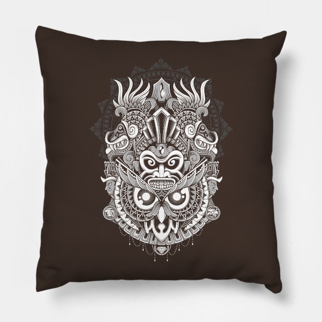 Ancient Prophecy Pillow by GODZILLARGE