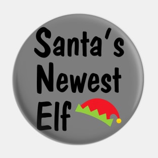 Santa's Newest Elf Pin