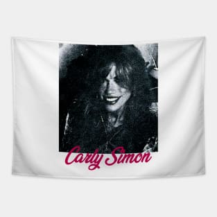 Vintage Carly Simon // 80s Style Tapestry