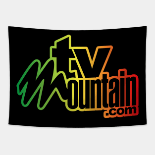 tvmountain Logo rasta Tapestry