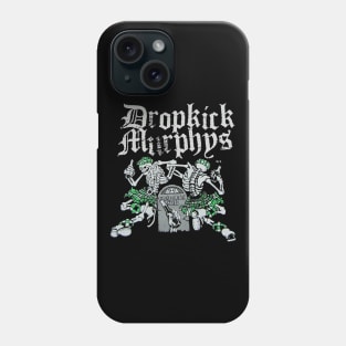 Two skull green art punk band Phone Case