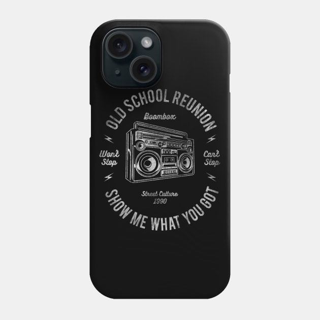 Boombox Reunion Phone Case by drewbacca