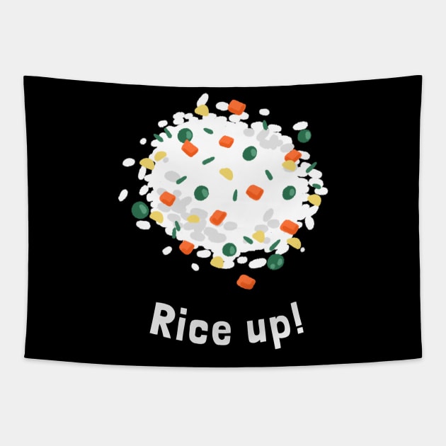 Rice up! Tapestry by Srichusa