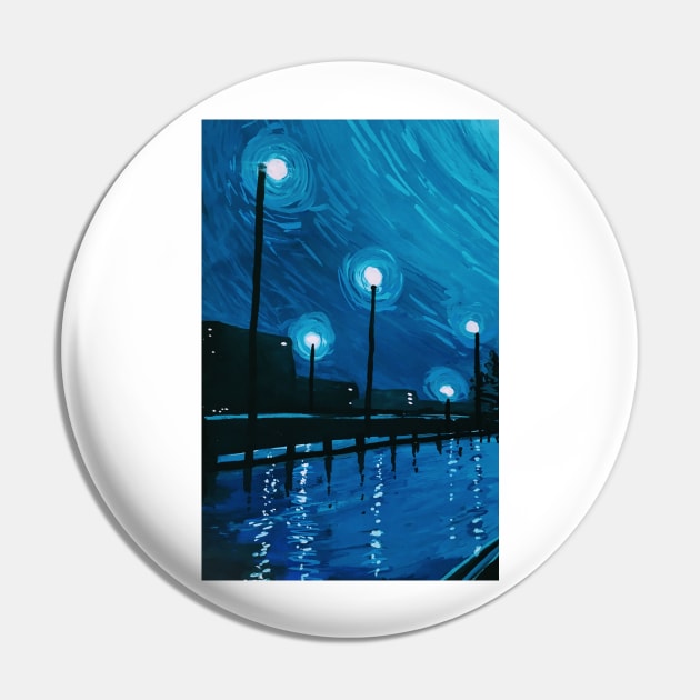 Blue Reflections Pin by emmawtj