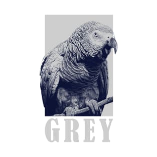 African Grey Parrot Lover T-Shirt