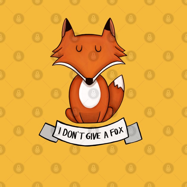 I dont give a fox by FrancisMacomber