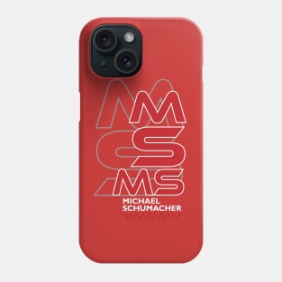 Michael Schumacher Formula 1 Racing Driver Champion Phone Case